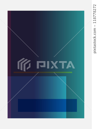 Colorful modern abstract background with green blue gradient. Gradient poster, banner 118778272