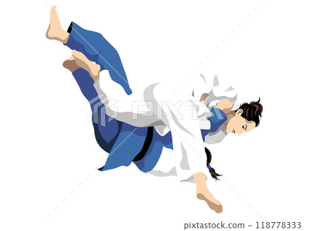 女柔道選手錶演技巧 118778333