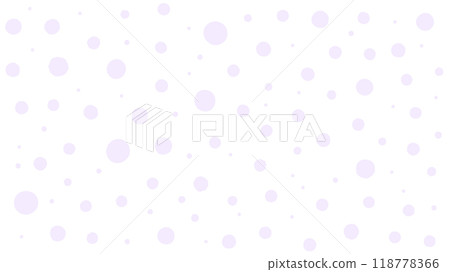 Hand-drawn purple polka dot texture - simple and cute background material - 16:9 Hand-drawn purple polka dot texture - simple and cute background material - 16:9 118778366