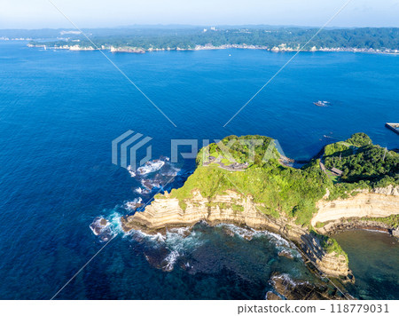 Cape Yawata and Katsuura Bay (Katsuura City, Chiba Prefecture) Cape Yawata and Katsuura Bay (Katsuura City, Chiba Prefecture) 118779031
