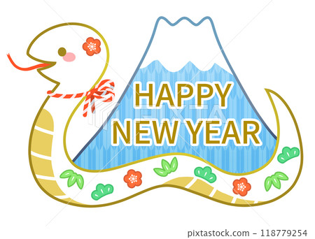 Snake year pine bamboo plum 2025 new year material_2 118779254