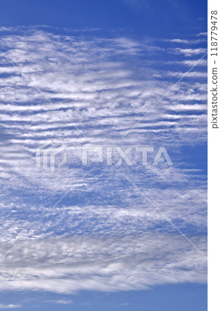 日本橫濱城市景觀九月。秋天的標誌。藍天和雲彩。流雲...=9月24日 日本橫濱城市景觀九月。秋天的標誌。藍天和雲彩。流雲...=9月24日 118779478