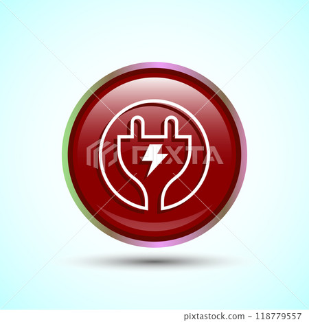 Electricity, Power, Plug Icon Design Illustration, Icon For Web and mobile application Electricity, Power, Plug Icon Design Illustration, Icon For Web and mobile application 118779557