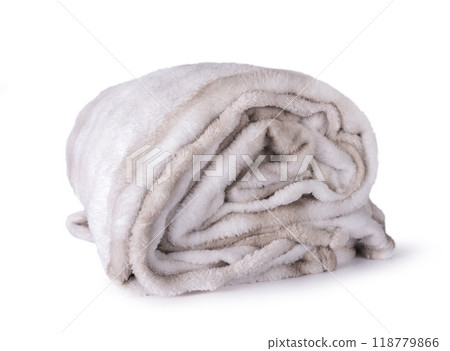 white blanket in studio white blanket in studio 118779866