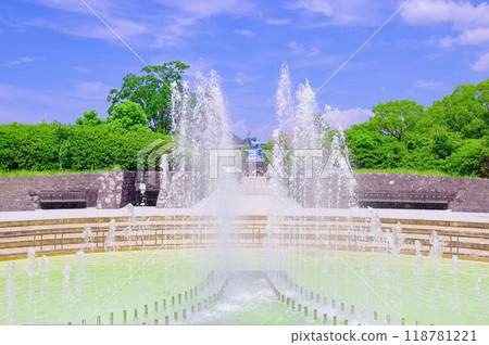 The Fountain of Peace in Nagasaki Peace Park The Fountain of Peace in Nagasaki Peace Park 118781221