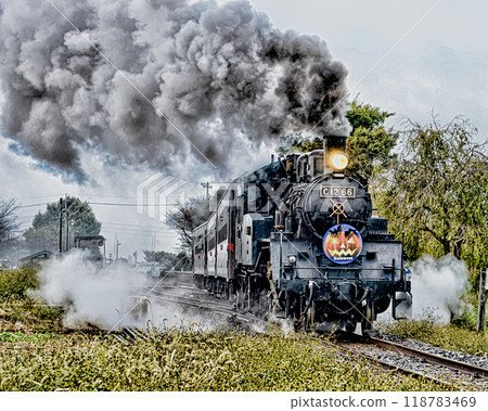 Steam locomotive of Moka railroad Steam locomotive of Moka railroad 118783469