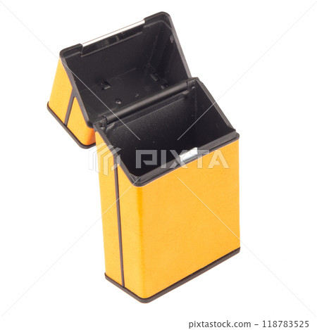 Cigarette case isolated on white background Cigarette case isolated on white background 118783525