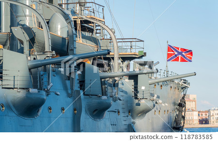 board of protected cruiser Aurora, currently preserved as a museum ship in Saint Petersburg 118783585