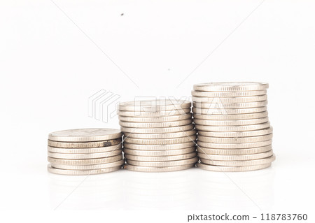 coin isolated on white background coin isolated on white background 118783760