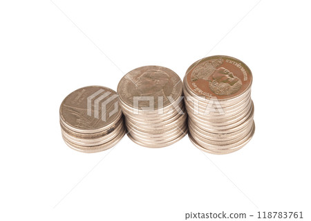 coin isolated on white background 118783761