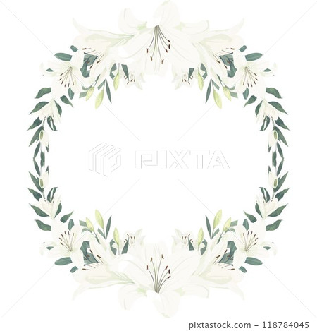 frame of flowers seamless pattern with birds and flowers frame of flowers seamless pattern with birds and flowers 118784045