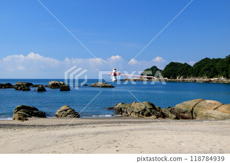 blue sea and sky 118784939