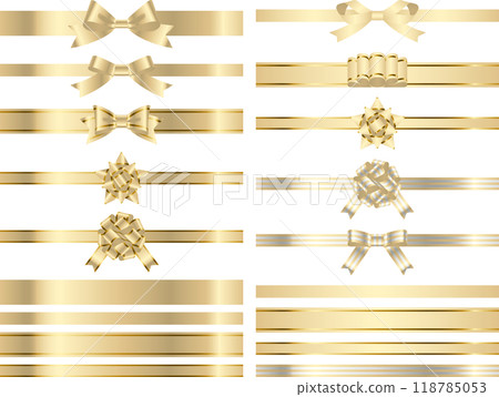 絲帶，結變化 1-7 Shirokane 118785053