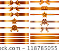 Ribbon, knot variation 1-9 Orange 118785055