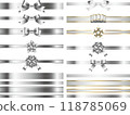 Ribbon, knot variation 1-2 Silver 118785069