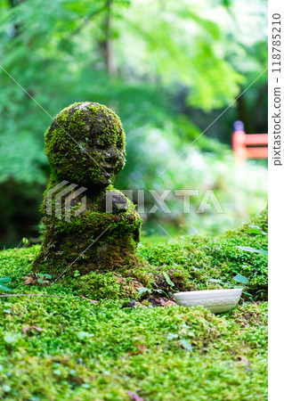 Sanzen-in Temple (the birthplace of chanting) in Ohara Raigoin-cho, Sakyo-ku, Kyoto City, Japan - Osanaroku Jizo 118785210