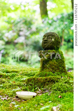 Sanzen-in Temple (the birthplace of chanting) in Ohara Raigoin-cho, Sakyo-ku, Kyoto City, Japan - Osanaroku Jizo 118785212