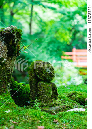 Sanzen-in Temple (the birthplace of chanting) in Ohara Raigoin-cho, Sakyo-ku, Kyoto City, Japan - Osanaroku Jizo 118785214