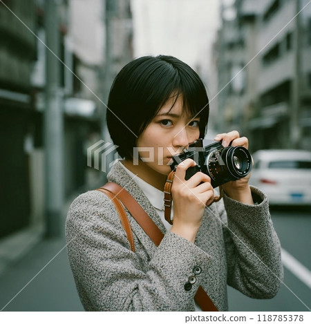 [AI-generated] Camera girl (modern version) 5768219 118785378