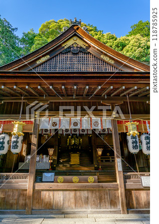 Himure Hachiman Shrine (the shrine from which Omihachiman got its name), Miyauchi-cho, Omihachiman City, Shiga Prefecture, main hall (the faith of Omi merchants) 118785925