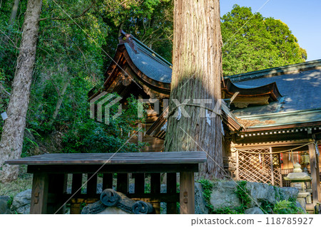 滋賀縣近江八幡市宮內町、日牟八幡宮（近江八幡市得名的神社） 本宮（近江商人的信仰） 118785927