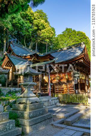 Himure Hachiman Shrine (the shrine from which Omihachiman got its name), Miyauchi-cho, Omihachiman City, Shiga Prefecture, main hall (the faith of Omi merchants) 118785928