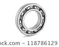ball bearing on white background 118786129