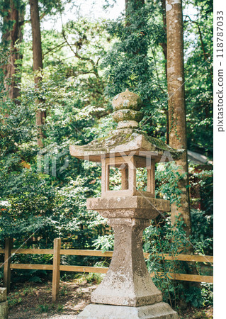 Scenery with lanterns at Kashima Shrine Scenery with lanterns at Kashima Shrine 118787033