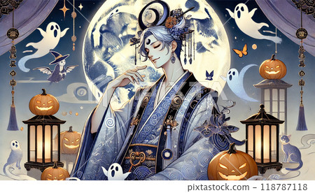Tsukuyomi-no-Mikoto enjoying Halloween 118787118