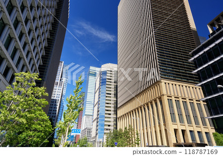 Tokyo Otemachi business district Tokyo Otemachi business district 118787169