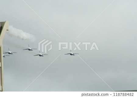 Blue impulse flying in formation Blue impulse flying in formation 118788482