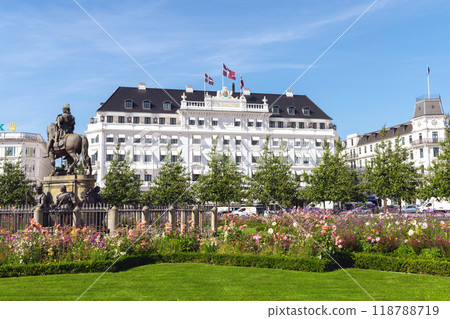 Hotel D'angleterre at the King's New Square in Copenhagen, Denmark 118788719
