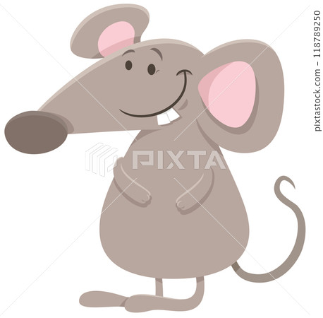 cute cartoon mouse animal character 118789250