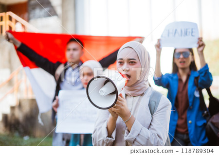 Youth Activism Rallying for Change with Passion and Determination for a Peoples Voice Youth Activism Rallying for Change with Passion and Determination for a Peoples Voice 118789304