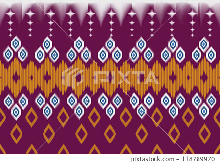 red fabric texture with checkered pattern 118789970