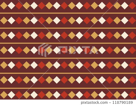 Retro and cute chocolate color Valentine's Day background material 118790189