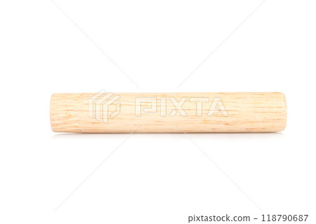 Cylinder wood isolated on white background Cylinder wood isolated on white background 118790687