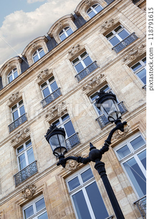 Prestigious architecture in a French city Prestigious architecture in a French city 118791615