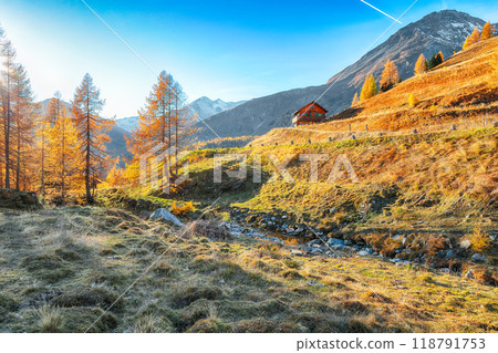 Wonderful autumn landscape at Grossglockner High Alpine Road. Wonderful autumn landscape at Grossglockner High Alpine Road. 118791753