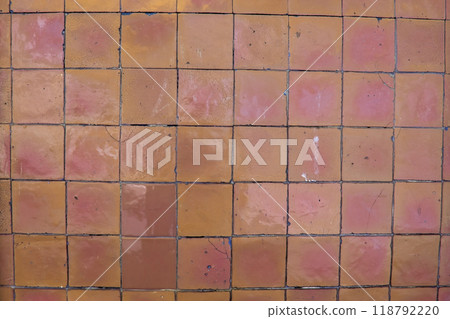 Colorful mosaic tiles on the wall. Abstract background and texture for design. Colorful tile bathroom wall texture Colorful mosaic tiles on the wall. Abstract background and texture for design. Colorful tile bathroom wall texture 118792220