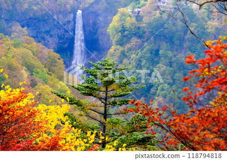 Kegon Waterfall of Autumn 118794818