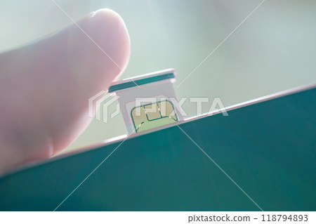 Smartphone nanoSIM card Smartphone nanoSIM card 118794893