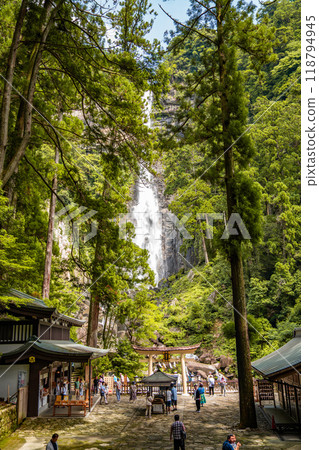 Nachi Falls in Higashimuro District, Wakayama, Japan 118794945