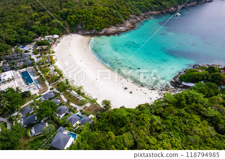 Aerial view of Koh Racha Yai in Phuket, Thailand Aerial view of Koh Racha Yai in Phuket, Thailand 118794985