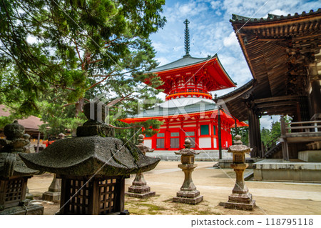 Kongobu-ji temple in Koya, Ito District, Wakayama, Japan Kongobu-ji temple in Koya, Ito District, Wakayama, Japan 118795118