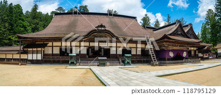 Kongobu-ji temple in Koya, Ito District, Wakayama, Japan 118795129