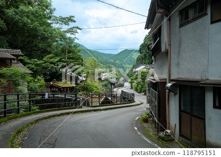 Yunomine onsen Yuzutsu, onsen village in Wakayama, Japan Yunomine onsen Yuzutsu, onsen village in Wakayama, Japan 118795151