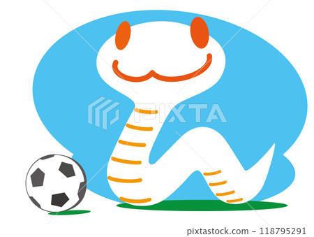 享受足球的蛇 118795291