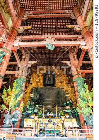 Todai-ji temple in Nara, japan Todai-ji temple in Nara, japan 118795293