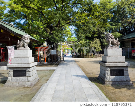 The approach to Nitta Shrine, Ota Ward, Tokyo 118795371